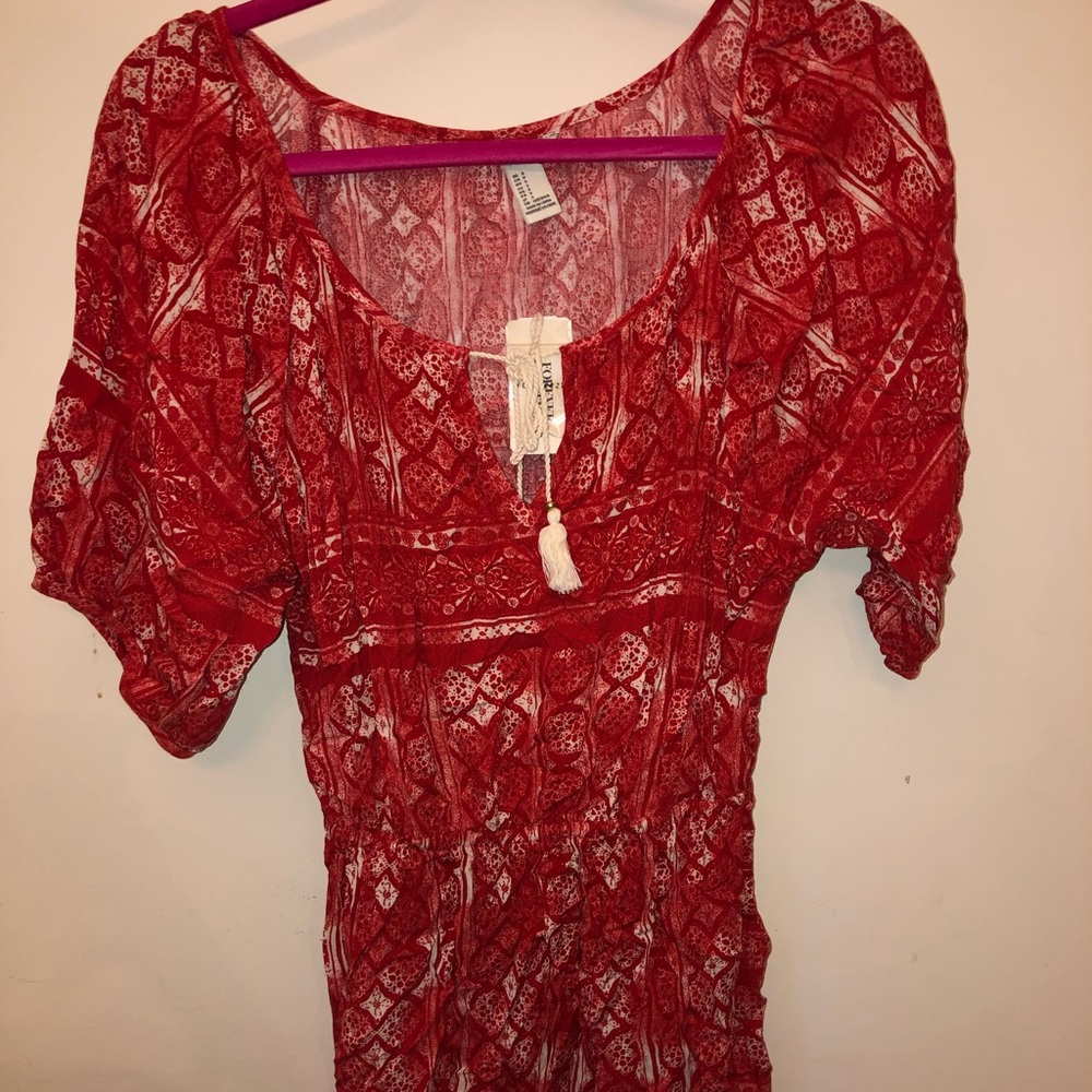 Forever 21 long shirt size small